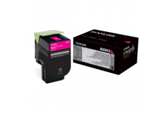 Lexmark 80C0S30 purpurový (magenta) originální toner