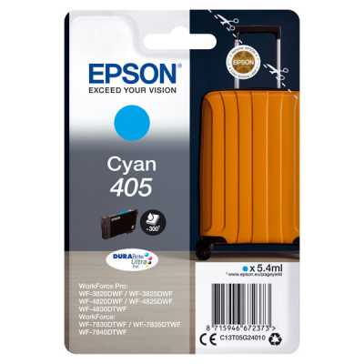 Epson 405 C13T05G24010 azurová (cyan) originální cartridge