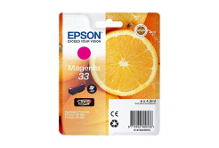 Epson T33434012, T33 purpurová (magenta) originální cartridge