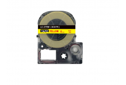 Epson LK-SC6YR, 6mm x 9m, červený tisk / žlutý podklad, kompatibilní páska