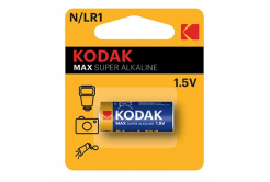 Baterie jednorázová alkalická, speciální, LR1, 1.5V, Kodak, blistr, 1-pack, KOD-LR1, alkalická