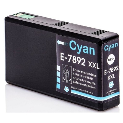 Epson T7892 azurová (cyan) kompatibilní cartridge