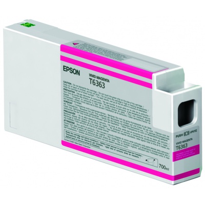Epson T6363 C13T636300 purpurová (vivid magenta) originální cartridge