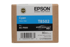 Epson T8502 azurová (cyan) originální cartridge