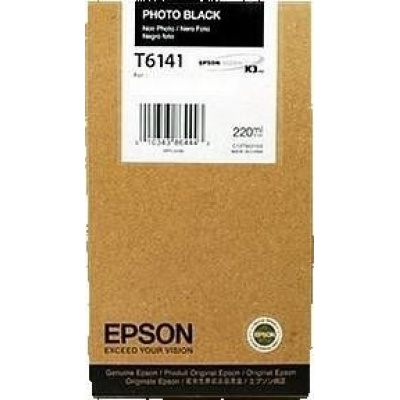 Epson T614100 foto černá (photo black) originální cartridge