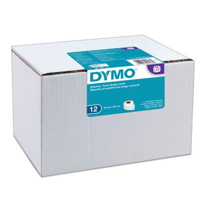 Dymo 99014, S0722420, 54mm x 101mm, originální papírové štítky, 12ks