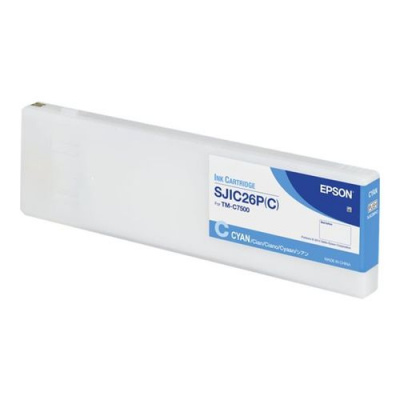 Epson SJIC30P-C C33S020640 pro ColorWorks, azurový (glossy cyan) originální cartridge