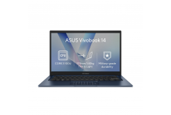 ASUS Vivobook 14/X1404VA-EB2174Z/3-100U/14"/FHD/8GB/256GB/Intel int/bez OS/Blue/2R