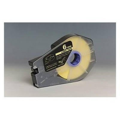 Kompatibilní samolepicí páska pro Canon M-1 Std/M-1 Pro, 6mm x 30m, kazeta, žlutá