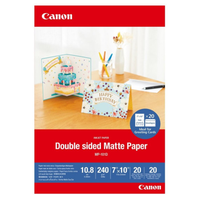 Canon MP-101D 4076C007 Matte Photo Paper, foto papír, matný, inkoustový, bílý, 12x12cm, 240 g/m2, 30 ks