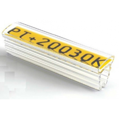 Partex PT+40021A návlečka 21 mm, 50ks, (14,0-22,0mm), PT průsvitné pouzdro na štítky