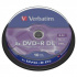 Verbatim 43666 DVD+RDL Double Layer Matt Silver, 10-pack Spindle, 8.5GB, 8x, 12cm, bez možnosti potisku