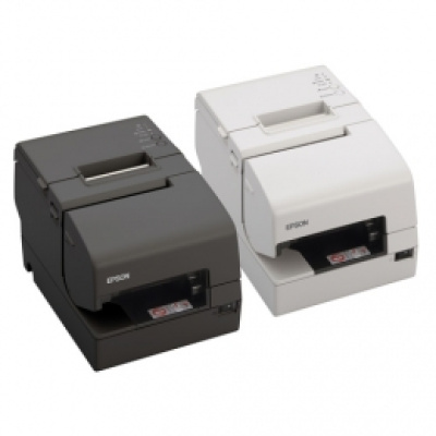 EPSON hybridní pokladní tiskárna TM-H6000V C31CG62204P1, černá, RS232, USB, LAN + zdroj