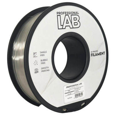 Professional Lab FG-P51-E1, 3D filament, PLA+, Transparent, 1kg, 1,75mm