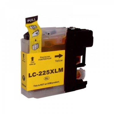 Brother LC-225XL žlutá (yellow) kompatibilní cartridge