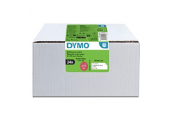 Dymo papírové štítky 51mm x 19mm, bílé, multifunkční, snímatelné, 24 x 500 ks, 2234184, 24 rolí v balení, cena za balení