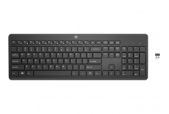 HP 230/Bezdrátová USB/UK layout/Černá