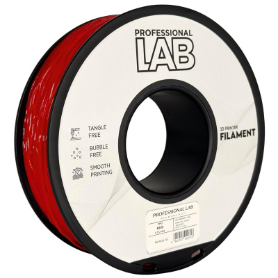 Professional Lab FG-P121-E1, 3D filament, TPU, Red, 1kg, 1,75mm