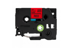Kompatibilní páska s Brother TZ-S451 / TZe-S451, 24mm x 8m, extr.adh. černý tisk / červený