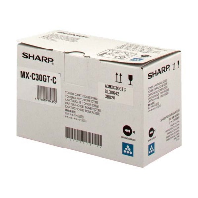 Sharp MX-C30GTC azurový (cyan) originální toner