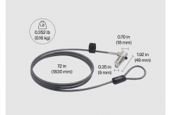 HP Nano Combination Cable Lock