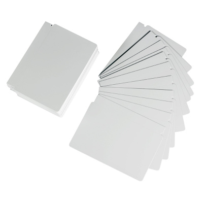 Zebra 104523-215 PVC 0,38 (15mil) karty pro ZXP/ZC , balení 500ks karet na potisk, bílá barva