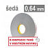 3M VHB™ 4936-P, tl. 0,64 mm; světle šedá oboustranně velmi silně lepicí akrylová páska 6 mm x 33 m