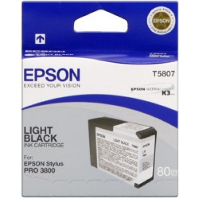 Epson T580900 světle černá (light light black) originální cartridge