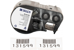 Brady M4-60-483 / 170772, 25.40 mm x 50.80 mm, Polyester, černý tisk / bílý podklad
