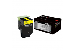 Lexmark 80C0X40 žlutý (yellow) originální toner