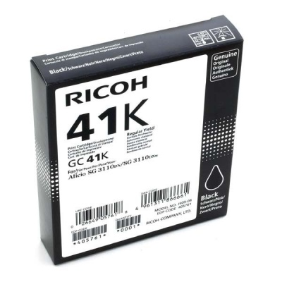 Ricoh GC41HK 405761 černá (black) originální gelová náplň
