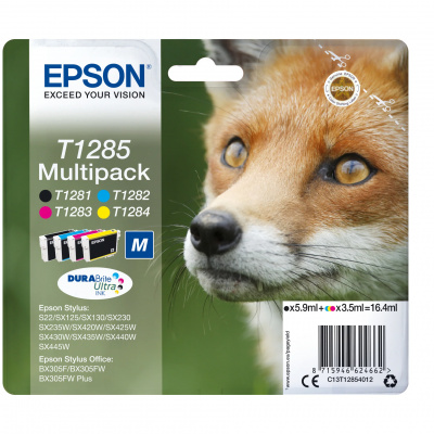 Epson 16 C13T12854012 barevná (CMYK) sada originální cartridge