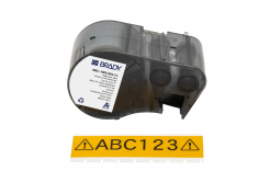 Brady M5C-1000-584-YL / 170936, 25.40 mm x 6.10 m, Plastic, černý tisk / žlutý podklad