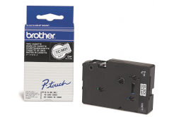 Brother TC-M91, 9mm x 7,7m, černý tisk / průhledný podklad, originální páska