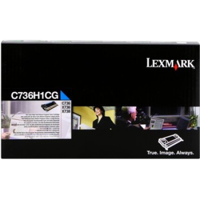 Lexmark C736H1CG azurový (cyan) originální toner