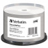 Verbatim 43745 CD-R DataLifePlus Wide Inkjet Printable, 50-pack Spindle, 700MB, 52x, 80min., 12cm