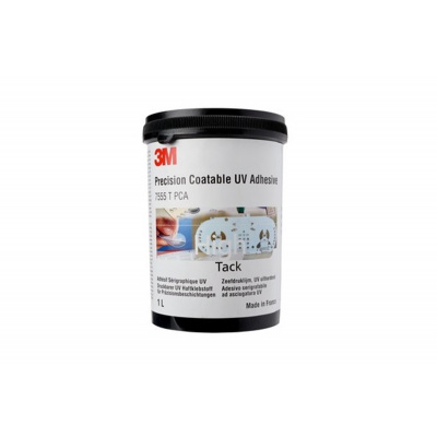 3M 7555 T PCA Lepidlo aktivované UV zářením, 1 litr