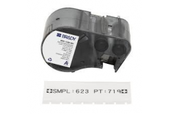 Brady M5C-1250-461 / 170877, 31.75 mm x 7.62 m, Polyester, černý tisk / bílý podklad