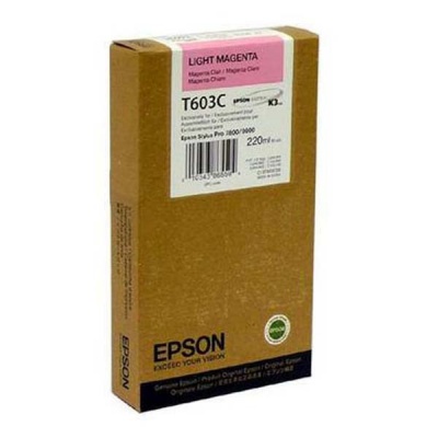 Epson T603C00 světle purpurová (light magenta) originální cartridge