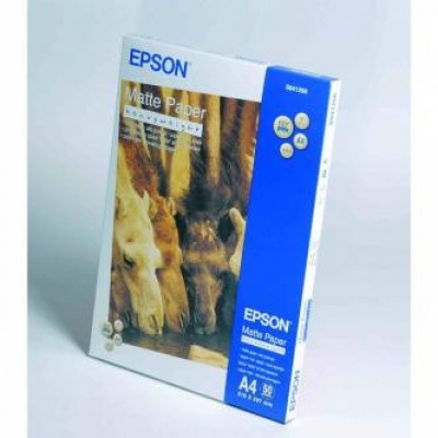 Epson C13S041256 Matte Paper Heavyweight, foto papír, matný, silný, bílý, Stylus Photo 1270, 1290, A4, 16