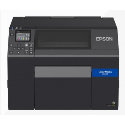 Epson ColorWorks CW-C6500Ae C31CH77102, cutter, disp., USB, Ethernet, black, barevná tiskárna štítků