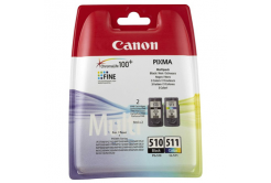 Canon originální ink PG510/CL511 multipack, black/color, blistr s ochranou, 2970B011, Canon Multi-pack Pixma MP250,480