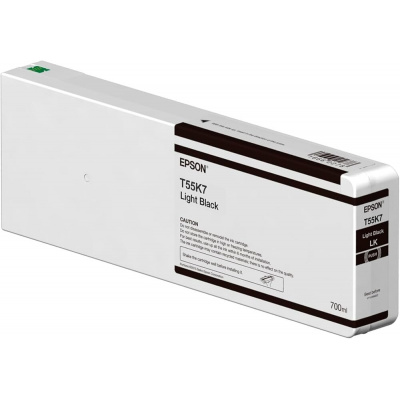 Epson C13T55K700 světlá černá (light black) originální cartridge