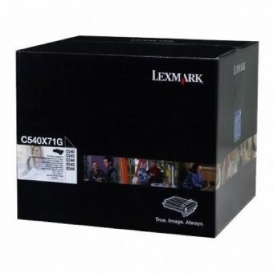 Lexmark originální válec C540X71G, black, unit + černý developer, 30000str., Lexmark C543, C54