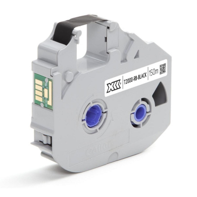 Partex T2000-RB-BLACK, černá, barvicí páska, 12mm x 150m