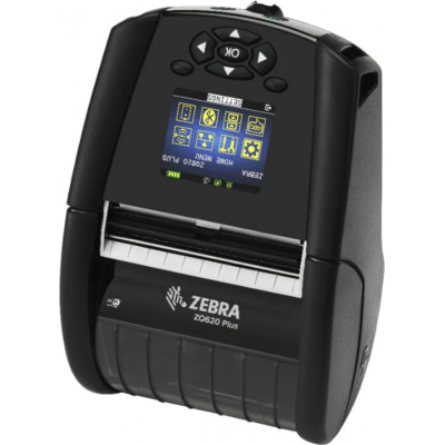 Zebra ZQ620 Plus ZQ62-AUWAE14-00, 19mm Core, RS232, BT (BLE), Wi-Fi, 8 dots/mm (203 dpi), disp. (colour)