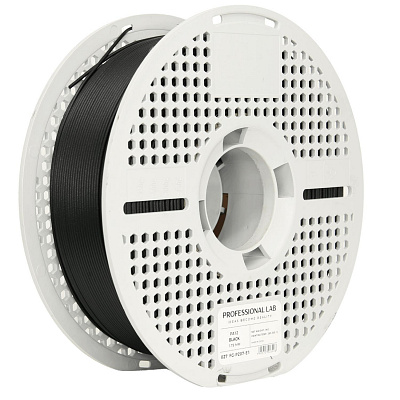 Professional Lab FG-P207-E1, 3D filament, Nylon PA12, 1,75mm, 1000g, Černý (Black)