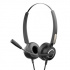 HP DHE-8000, Call Center headset, ovládání hlasitosti, černá, USB (2.0)