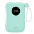 Powerton ENERGY PASTEL EDITION Powerbanka 10000mAh, 2x USB-C, 22.5W, integrované kabely, mintová