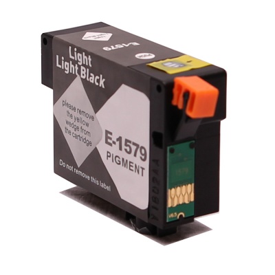 Epson T1579 světle černá (light light black) kompatibilní cartridge